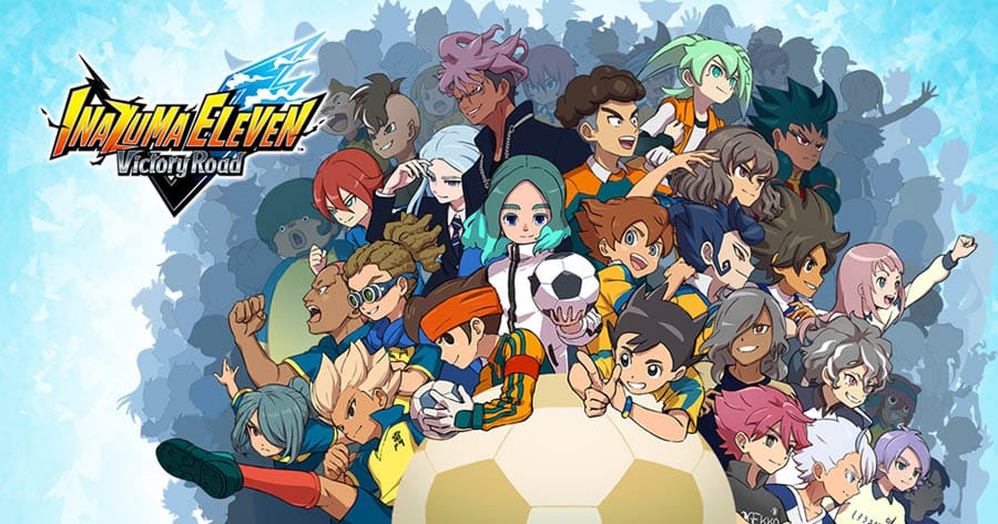 The Official Picture of Inazuma Eleven with its characters, One of best futsal games for ps5.