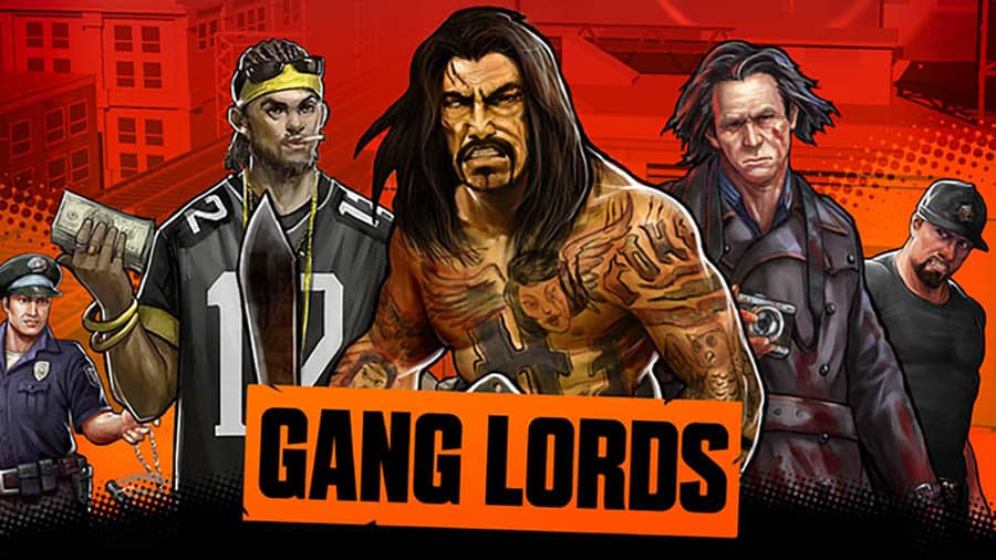 The Official Picture of Gang Lords with its characters, One of best gangster games for ios.