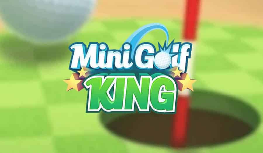 The main cover of Mini Golf King, one of the best golf games for android.