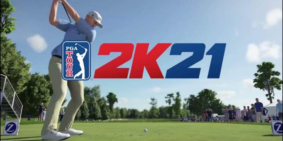 The Official Picture of PGA Tour 2K21, One of best golf games for ps4.