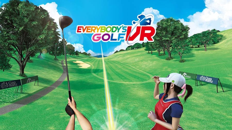 The Official Picture of Everybody's Golf VR, One of best golf games for ps4.