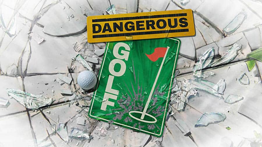 The Official Picture of Dangerous Golf, One of best golf games for steam.