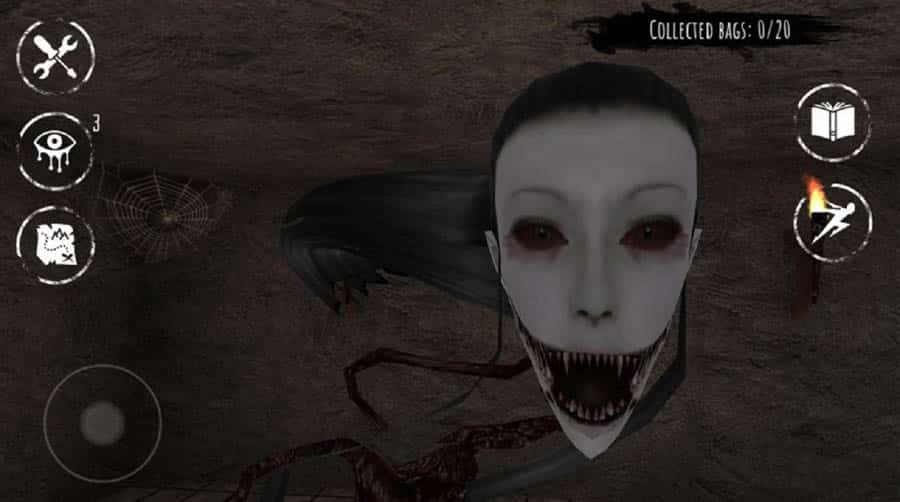 A wallpaper of Eyes: The Horror Game, one of the best horror games for android.