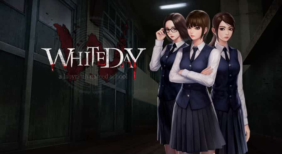 An official picture of The School: White Day, one of the best horror games for ios.