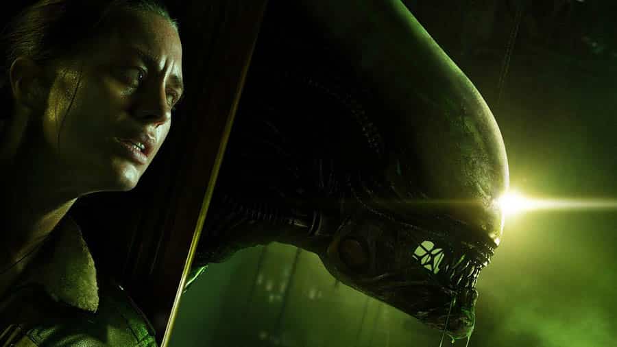 An official wallpaper of Alien: Isolation, one of the best horror games for xbox.