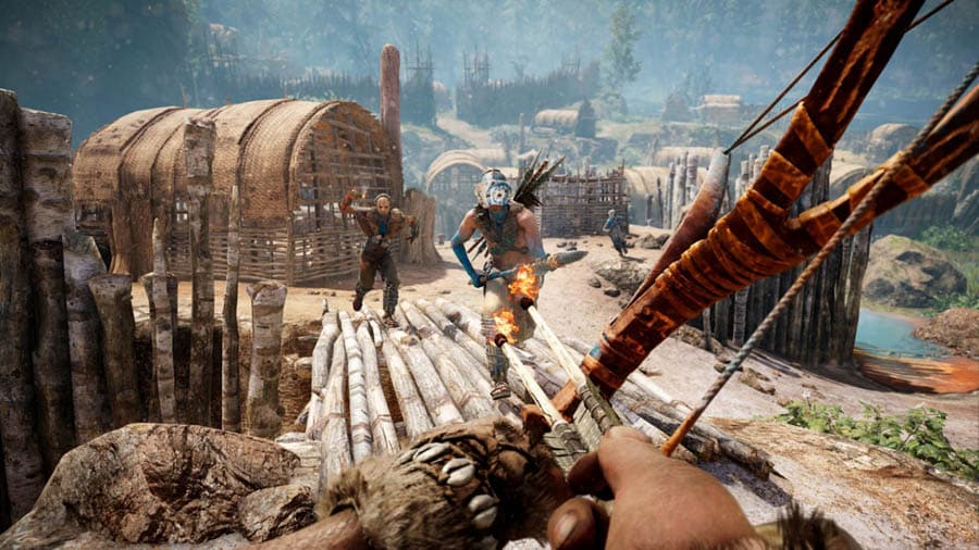 An official photo of Far Cry Primal, one of the best hunting games for pc.