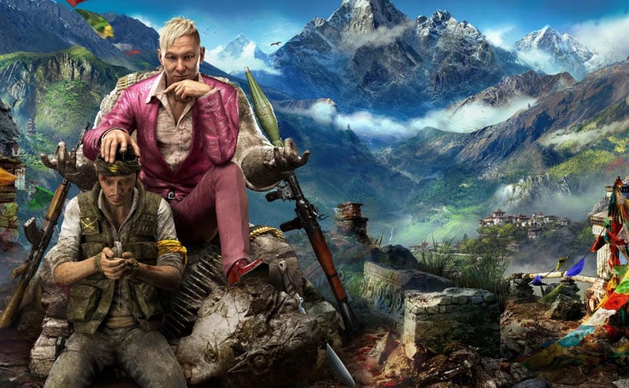 An official picture of Far Cry four, one of the best hunting games for PS4.