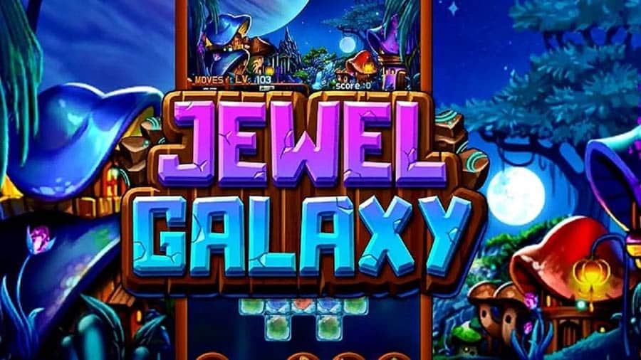 A wallpaper of Jewel Galaxy, one of the best jewel games for android.