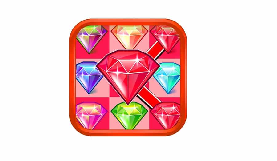 The icon of Jewel Pop Mania, one of the best jewel games for android.