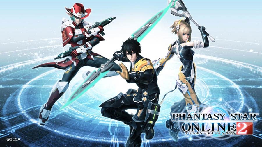 The Official Picture of Phantasy Star Online 2 with its Characters, One of jrpg games for pc.