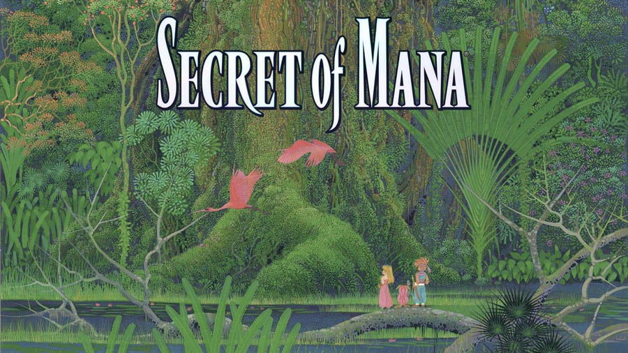 The Official Picture of Secret of Mana with its Characters, One of jrpg games for pc.