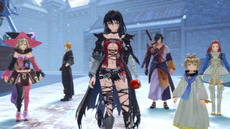 in game Picture of Tales of Berseria with its Characters, One of jrpg games for pc.