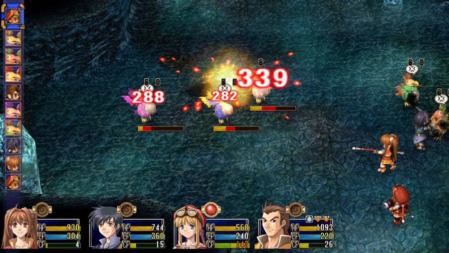 A picture of The Legend of Heroes: Trails in the Sky.