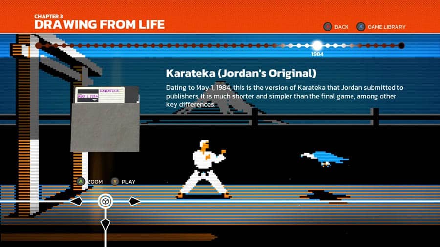 An official photo of Karateka Classic, one of the best karate games for android.