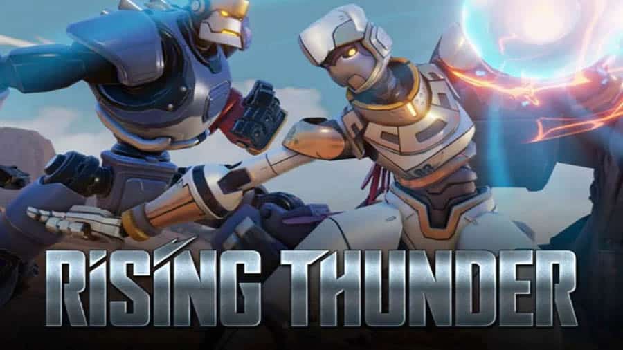 The Official Picture of Rising Thunder with its characters, One of best karate games for pc.