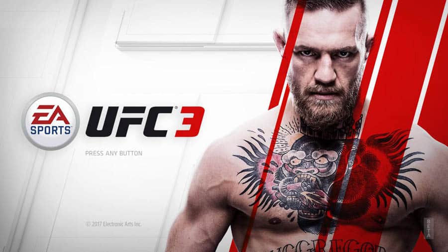 The Official Picture of EA Sports UFC 3 with Conor McGregor, One of best karate games for ps5.