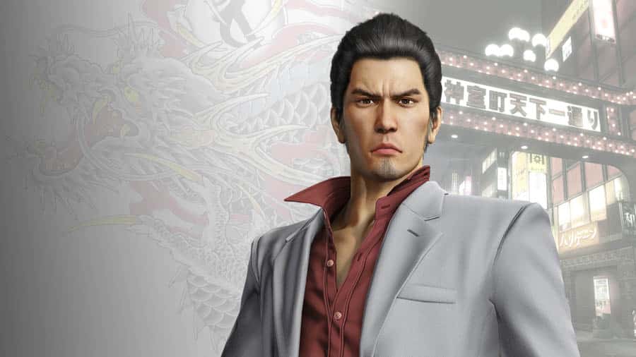 The Official Picture of Yakuza Kiwami with Kiryu, One of best karate games for ps5.