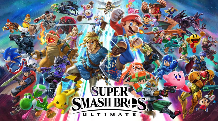 A picture of Super Smash Bros. Ultimate, one of the best karate games for switch.