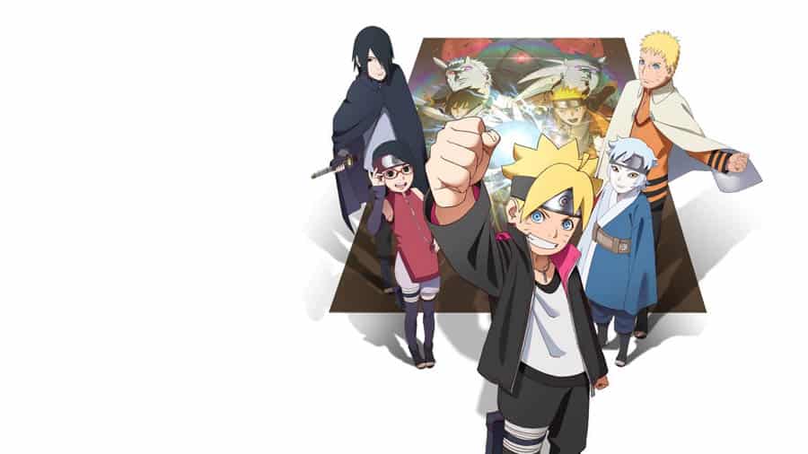 An official cover of Naruto Shippuden: Ultimate Ninja Storm four Road to Boruto.