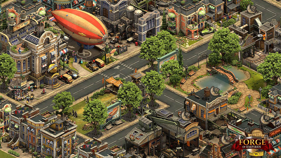 An official wallpaper of Forge of Empires, one of the best kingdom games for ios.