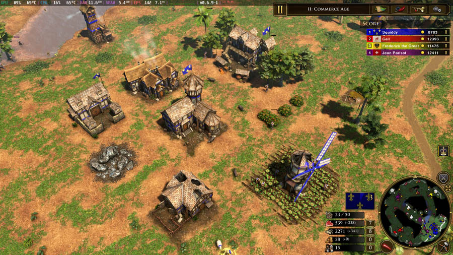 An official photo of Age of Empires III, one of the best kingdom games for Mac.