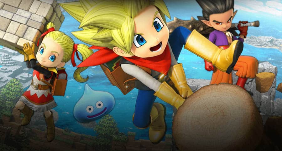 A wallpaper of Dragon Quest Builders 2, one of the best kingdom games for PS4