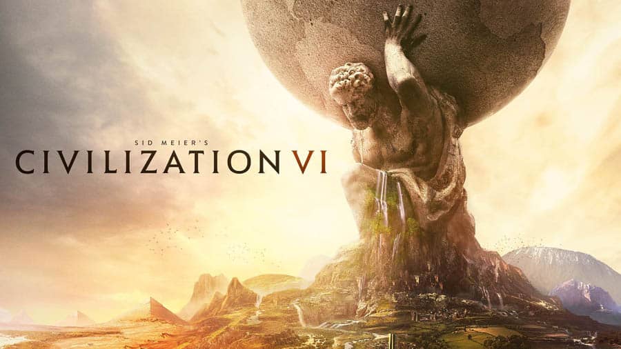 A wallpaper of Sid Meier’s Civilization VI, one of the best kingdom games for PS4.