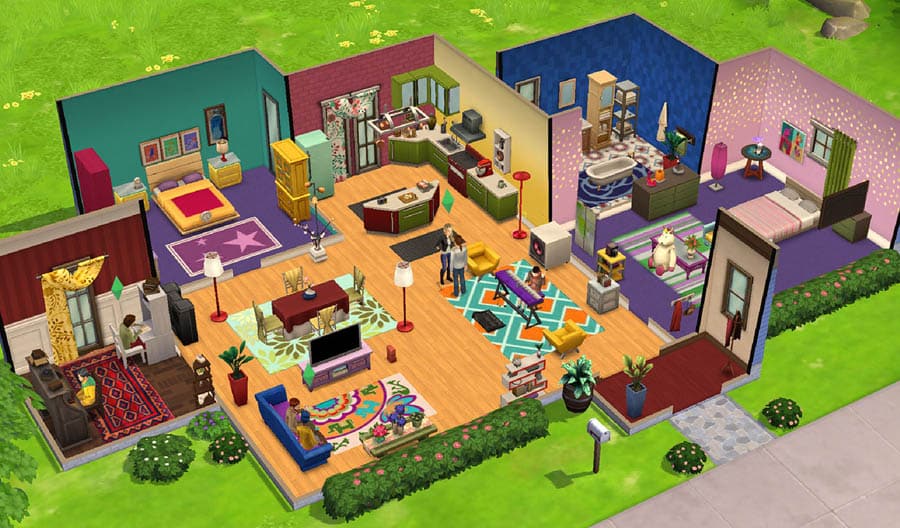 The official cover of The Sims Mobile.