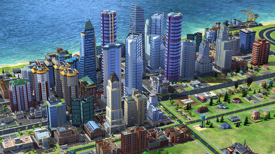 A picture of SimCity Buildit, one of the best life simulation games for Android.