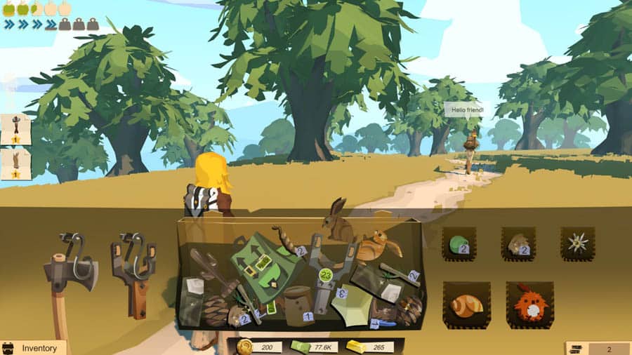 one of the pictures of The Trail, one of the best life simulation games for iPhone.