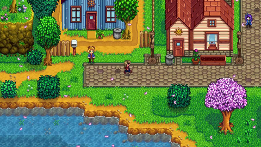 An official picture of Stardew Valley, one of the best life simulation games for PC.