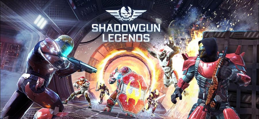 The Official Picture of Shadowgun Legends with its characters, One of best multiplayer games for Android.