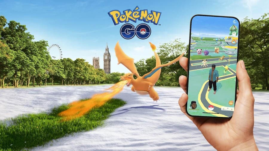 The Official Picture of Pokemon GO, One of best multiplayer games for iOS.