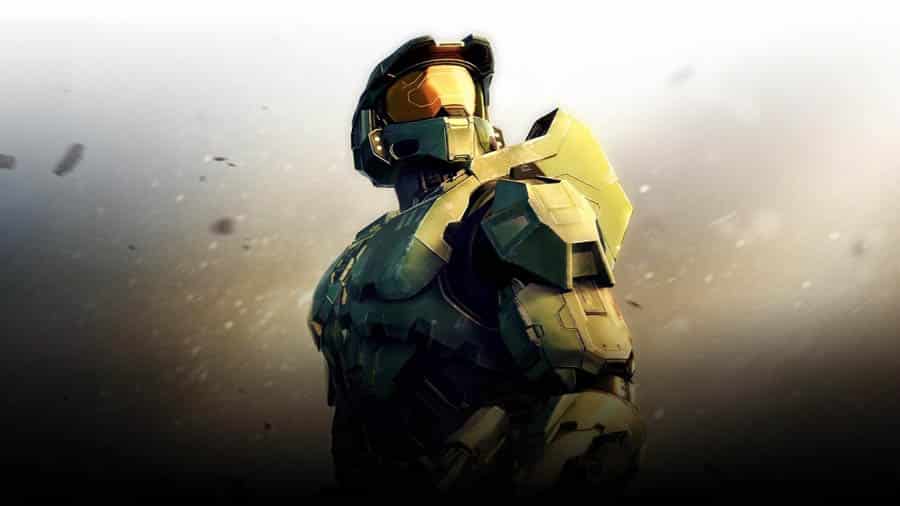 The Official Picture of Halo Infinite with Master Chief, One of best multiplayer games for Xbox.