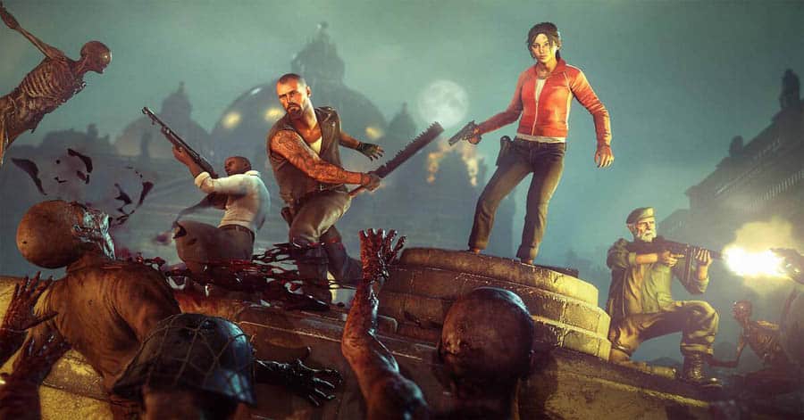 The Official Picture of Left 4 Dead 2 with its characters, One of best multiplayer games on Steam.