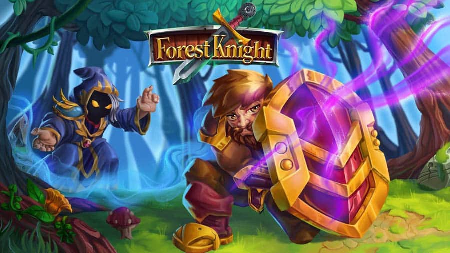 The Official Picture of Forest Knight with its characters, One of best nft games for android.