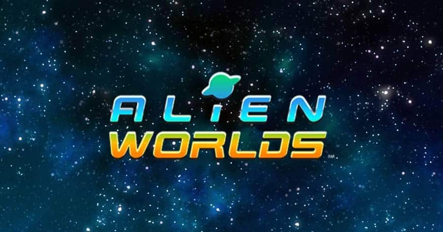 The Official Picture of Alien Worlds, One of best nft games for ios.