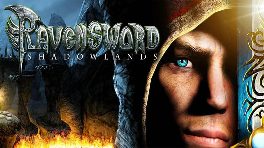 The Official Picture of Ravensword: Shadowlands with its character, One of best open world games for android.