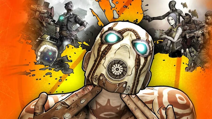 The Official Picture of Borderlands 2 with its characters, One of best open world games for mac.