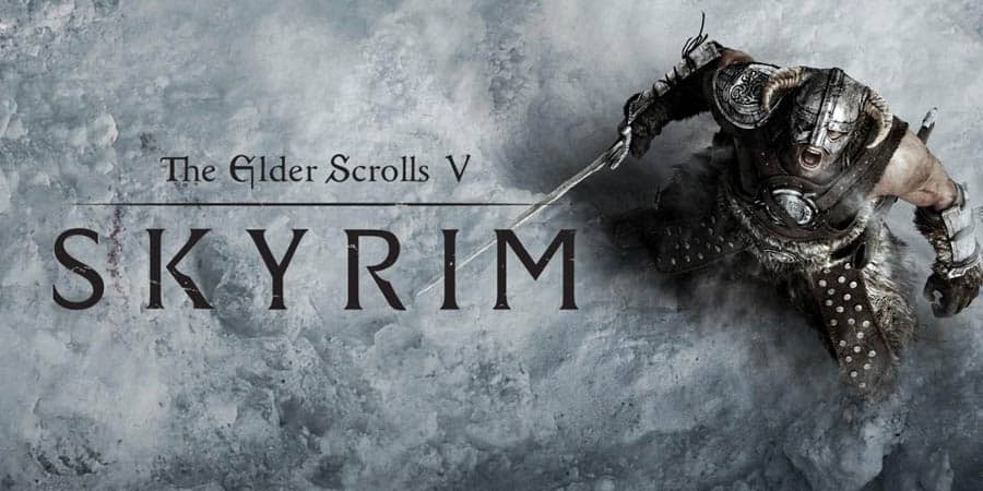 The Official Picture of The Elder Scrolls V: Skyrim with Dragonborn, One of best open world games for ps4.