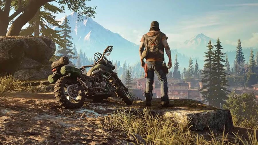 The Official Picture of Days Gone with its character, One of best open world games for ps4.