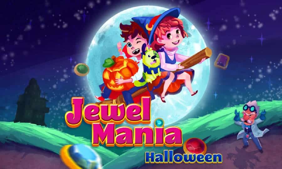 A wallpaper of Jewel Mania, one of the best jewel games for iphone.