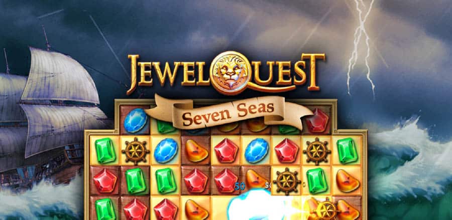 The official cover of Jewel Quest: Seven Seas.