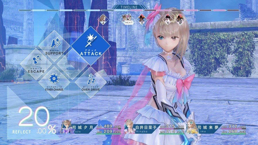 An official picture of Blue Reflection, one of the best JRPG games for PS4.