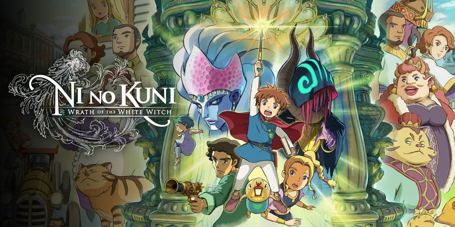 The Official Picture of Ni no Kuni: Wrath of the White Witch with its Characters, One of JRPG games for Switch.