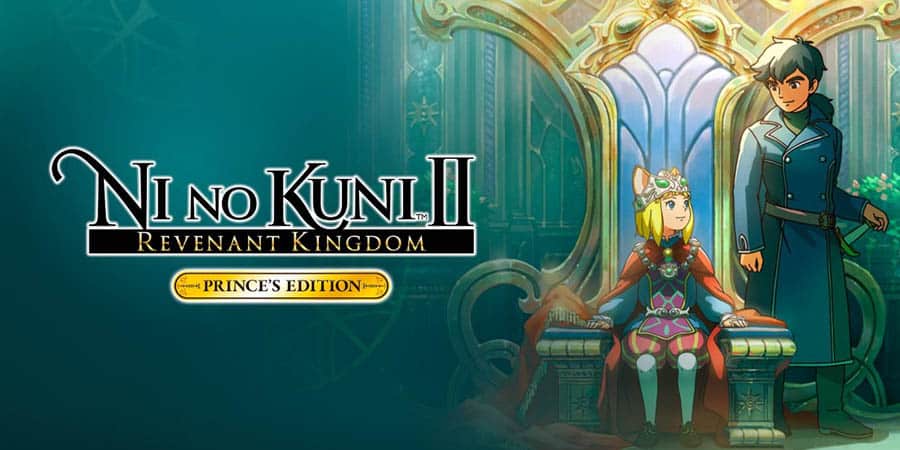 The Official Picture of Ni no Kuni II: Revenant Kingdom - Prince's Edition with its Characters, One of JRPG games for Switch.