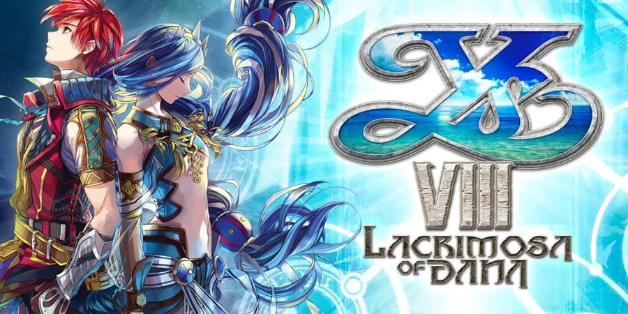 The Official Picture of Ys VIII: Lacrimosa of Dana with its Characters, One of JRPG games for Switch.