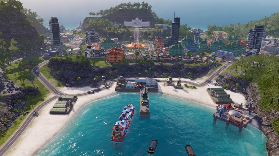 A picture of Tropico 6, one of the best life simulation games for PS4.