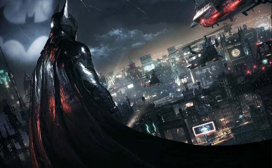 An official picture of Batman: Arkham Knight.