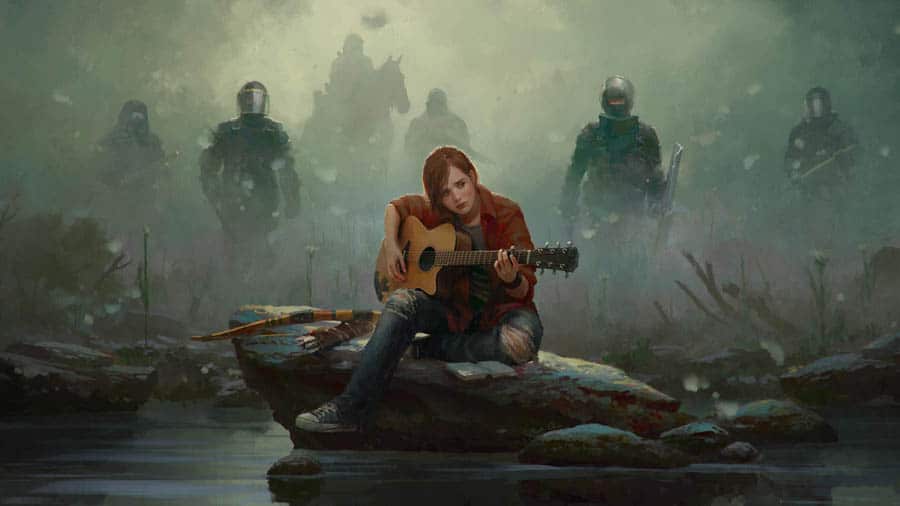 The Art of The Last of Us Part II with its characters, One of Top 15 Horror PS5 Video Games That Will Haunt Your Dreams.